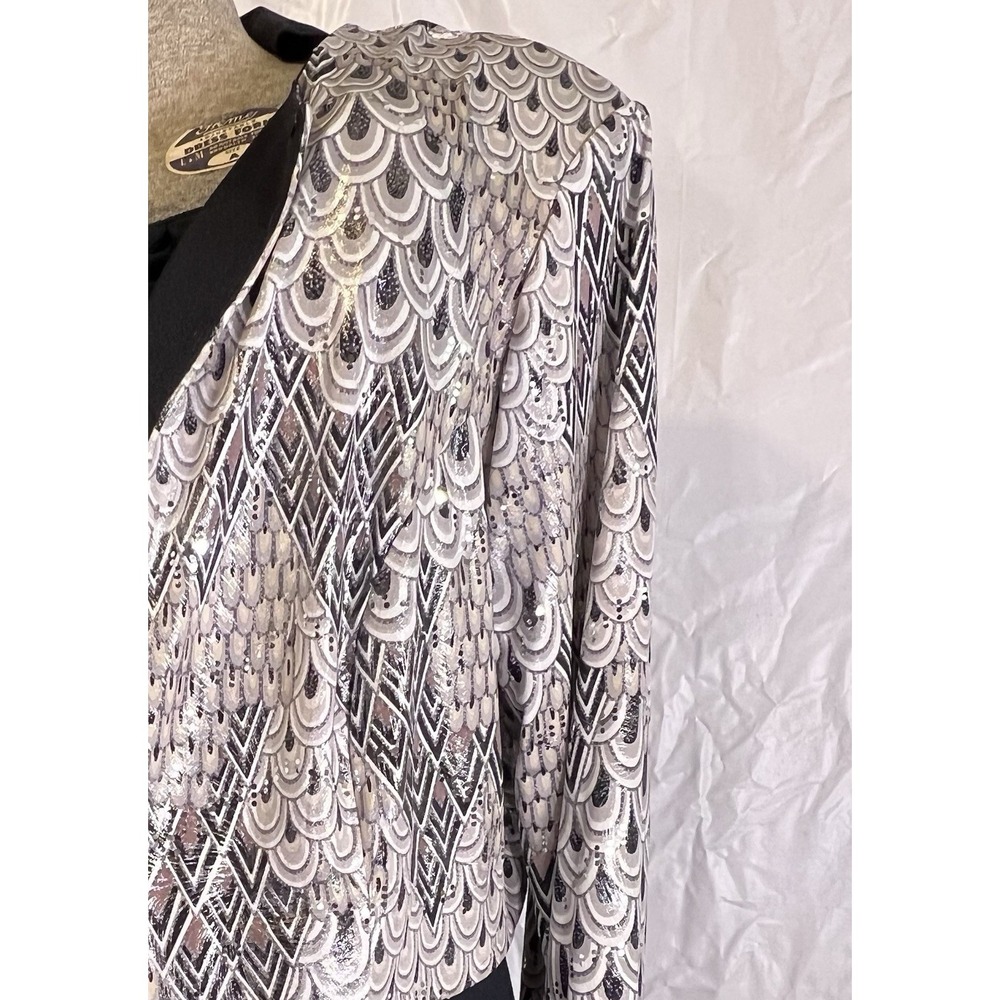 Cato Est. 1962 Women's Jacket Size 14 Short Open Front Multicolored - Picture 2 of 9